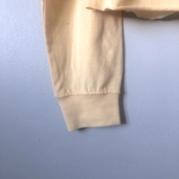 Friends Yellow Oversized Long Sleeve Boyfriend Tee Size Medium - Picture 7 of 9